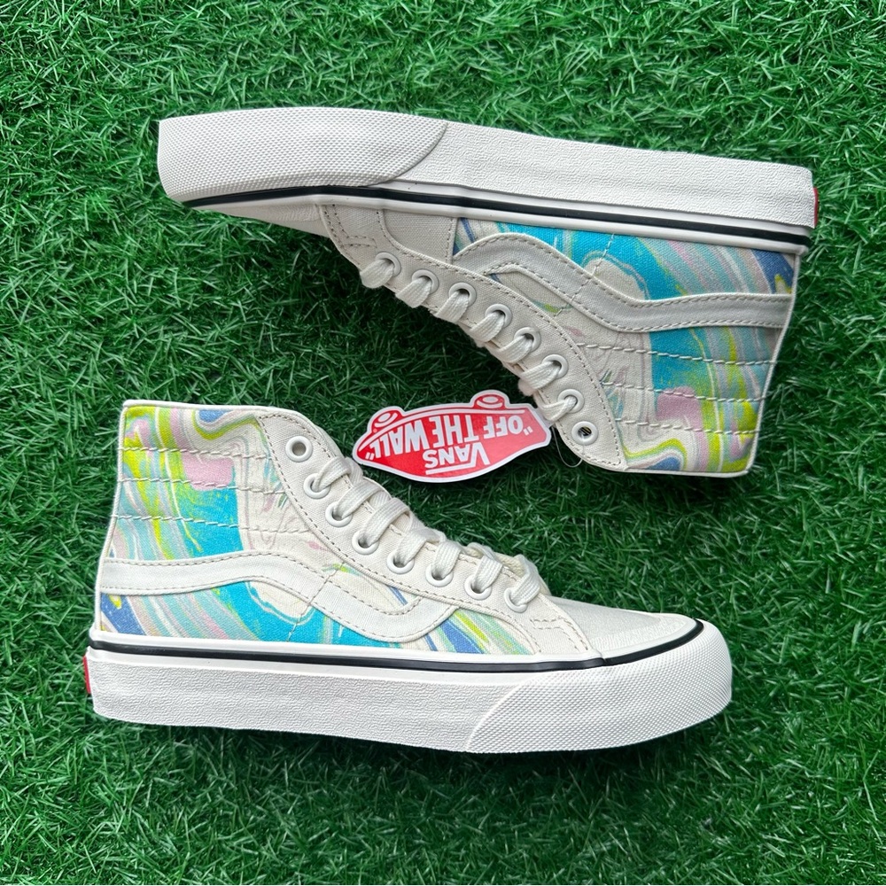 Vans Sk8 Hi 138 Decon Resin Swirl Marshmallow - Picture 4 of 10